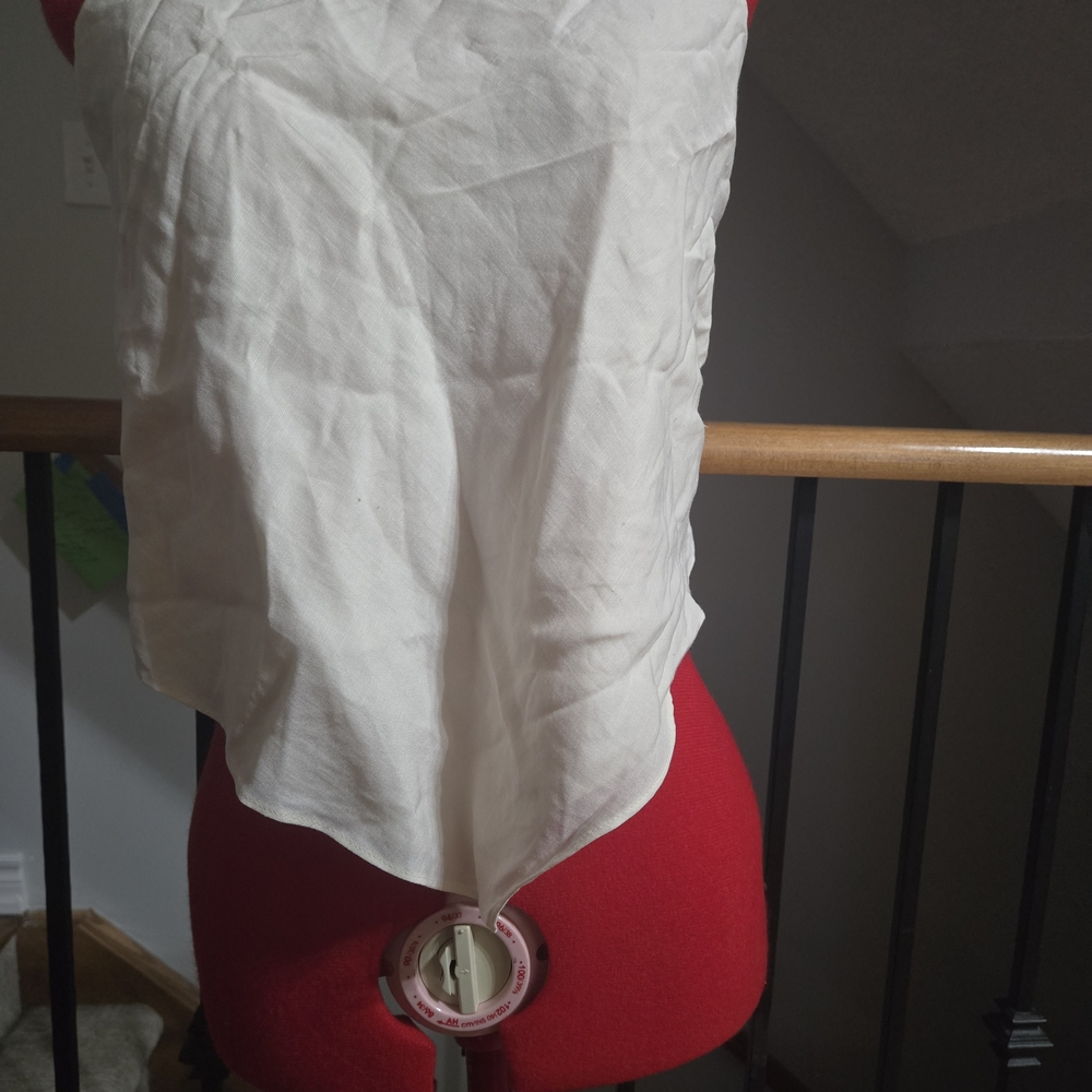 Zara Cream Sleeveless Blouse